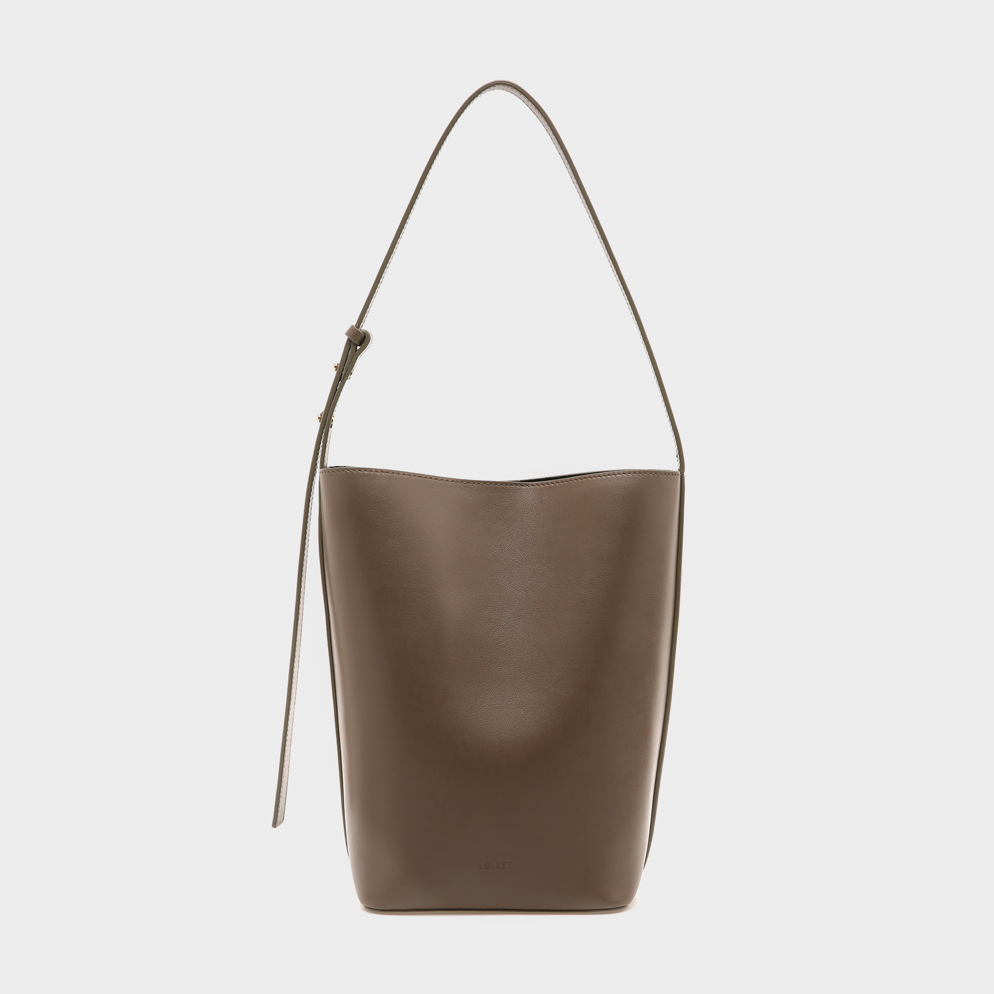 [2nd]Rie Bucket Bag (Khaki Brown)