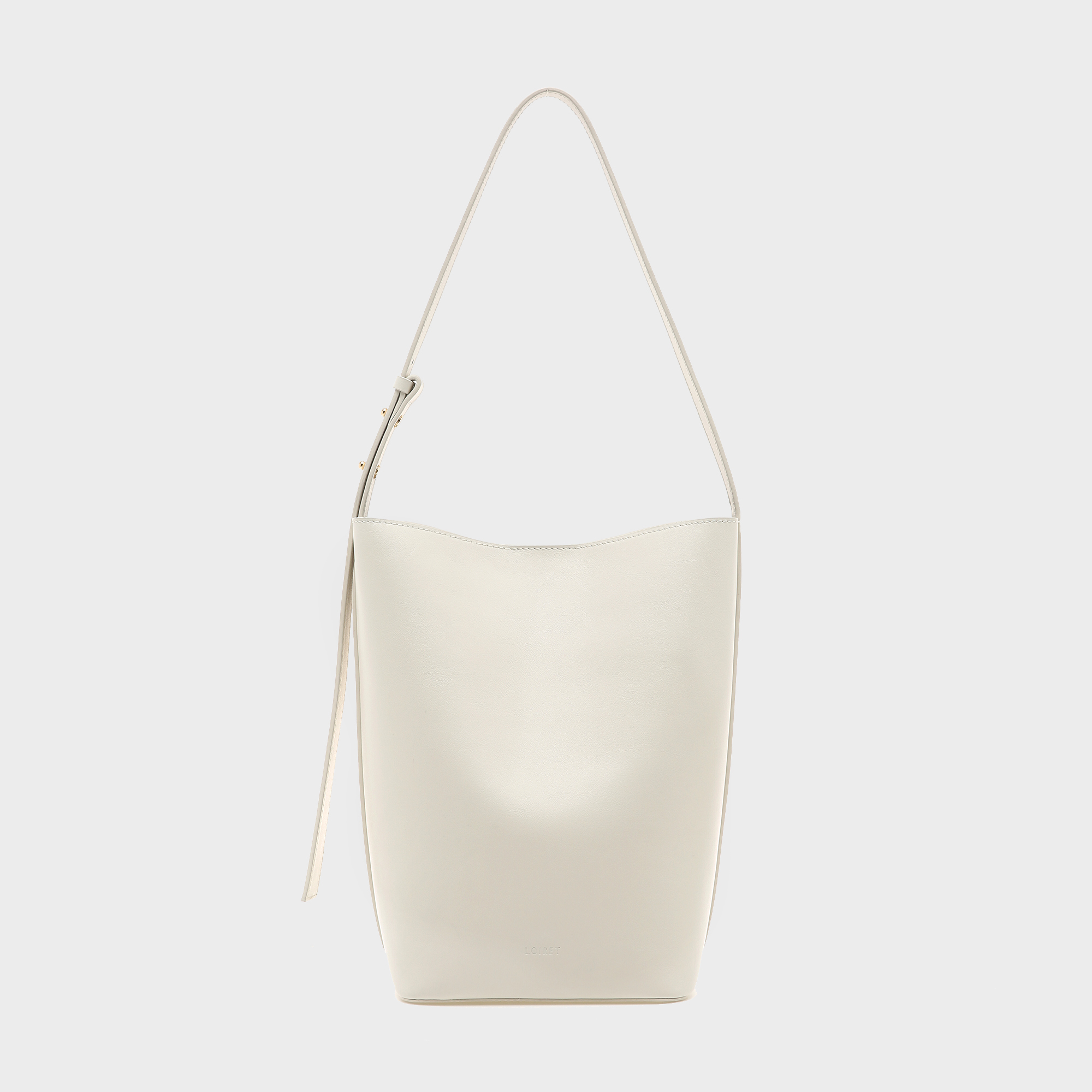 Rie Bucket Bag (Ivory)